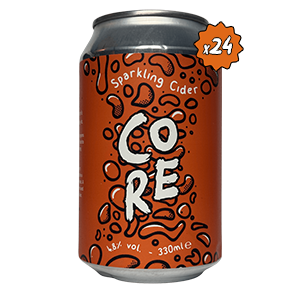 Core Sparkling Medium Craft Cider (x24 can pack)
