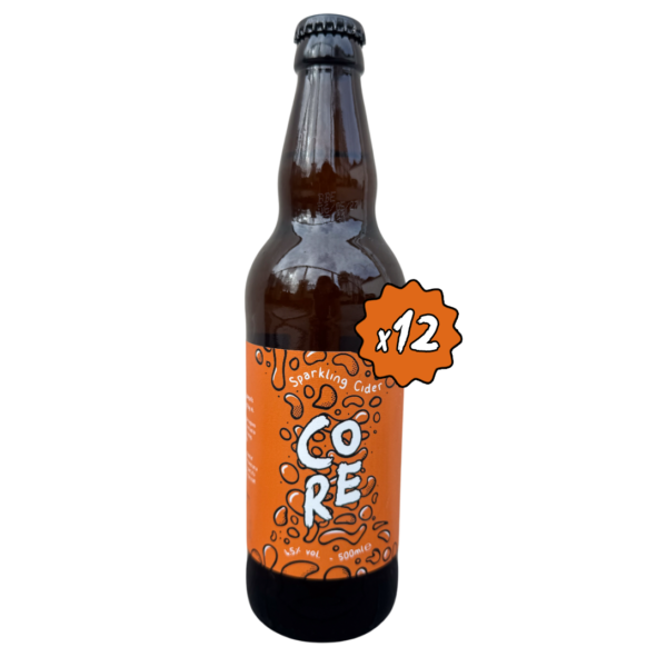 Core Sparkling Medium Craft Cider (x12 Bottle Pack)